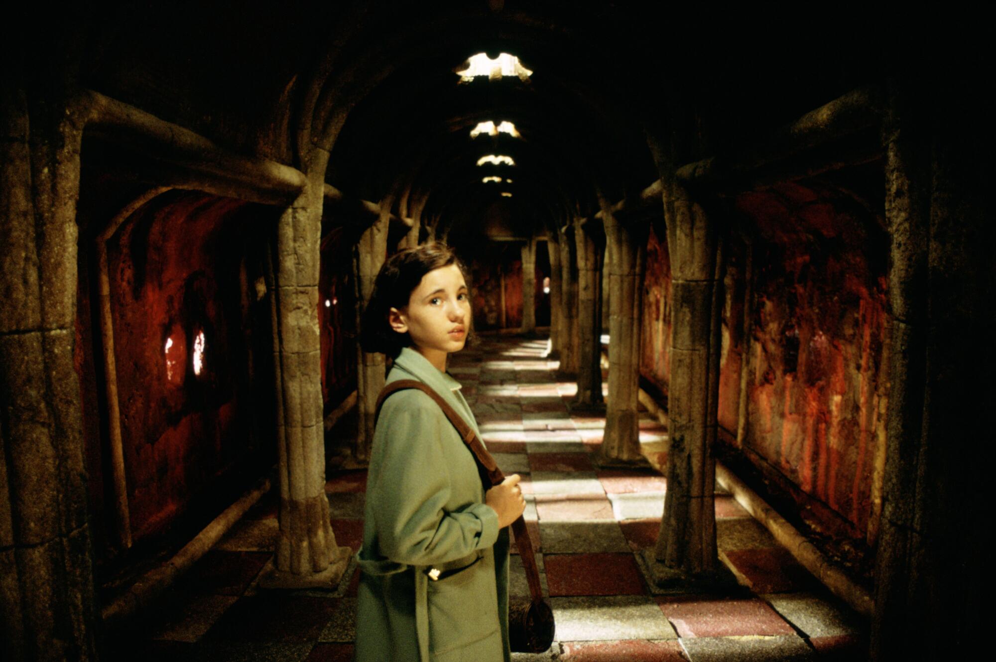 Ivana Baquero in the movie PAN'S LABYRINTH, directed by Guillermo del Toro.
