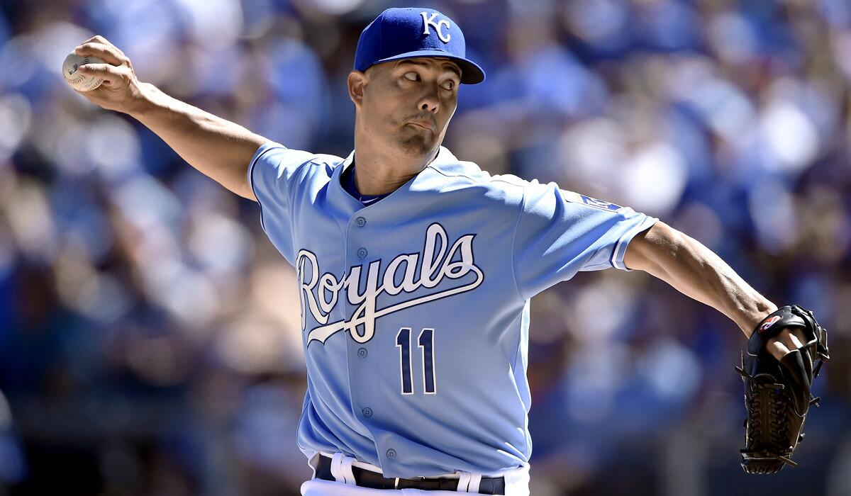 Former Orioles pitcher Jeremy Guthrie will get the start for the Royals in Game 3 of the ALCS on Monday night.