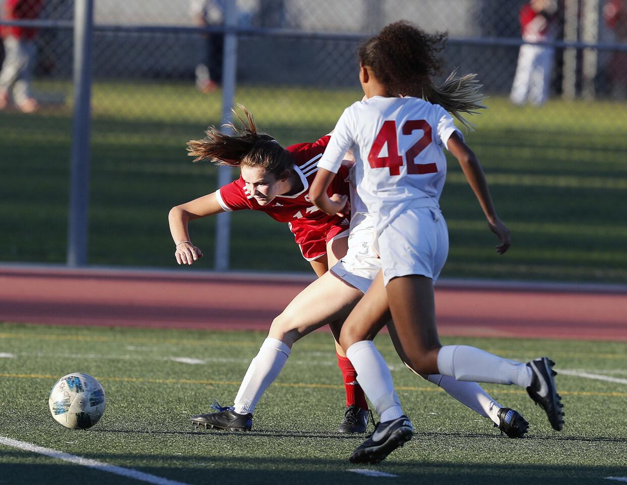 Photo Gallery: Burroughs vs. Pasadena in Pacific League girls' soccer