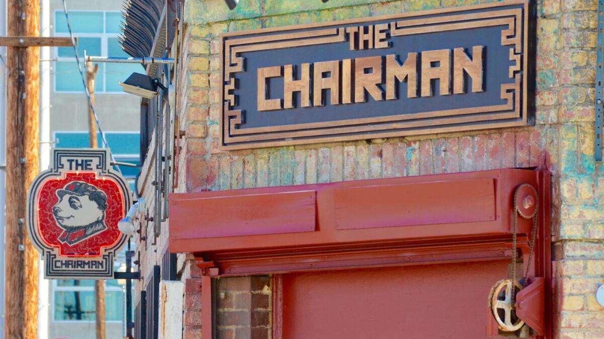 The exterior of the Chairman, a new restaurant in the downtown Arts District.