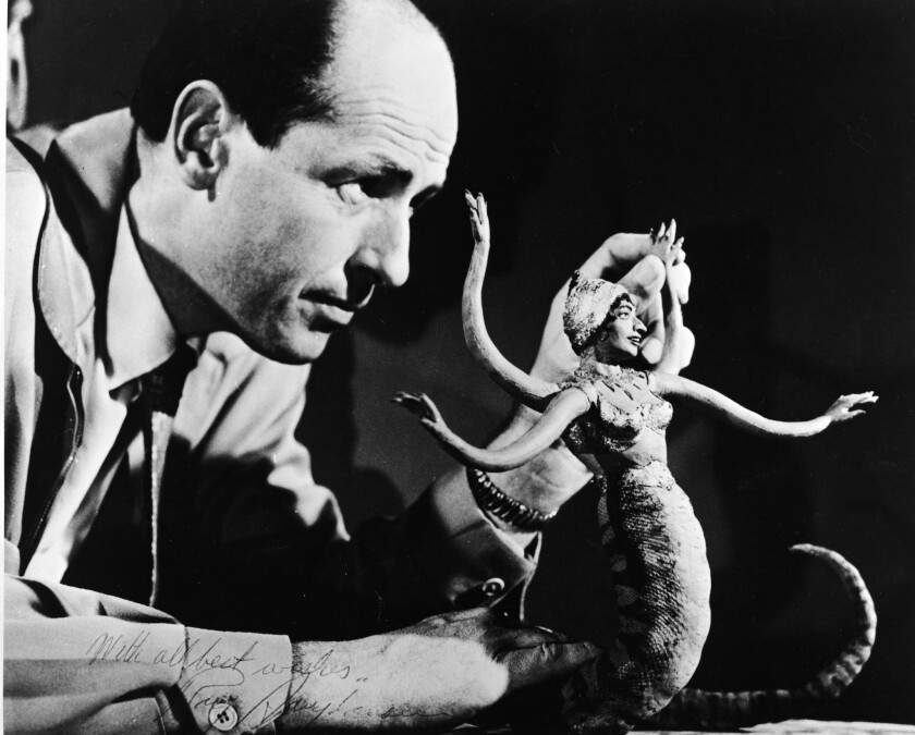Ray Harryhausen, best known for his stop-motion animation in "Jason and the Argonauts" and "Clash of the Titans", has died at the age of 93.