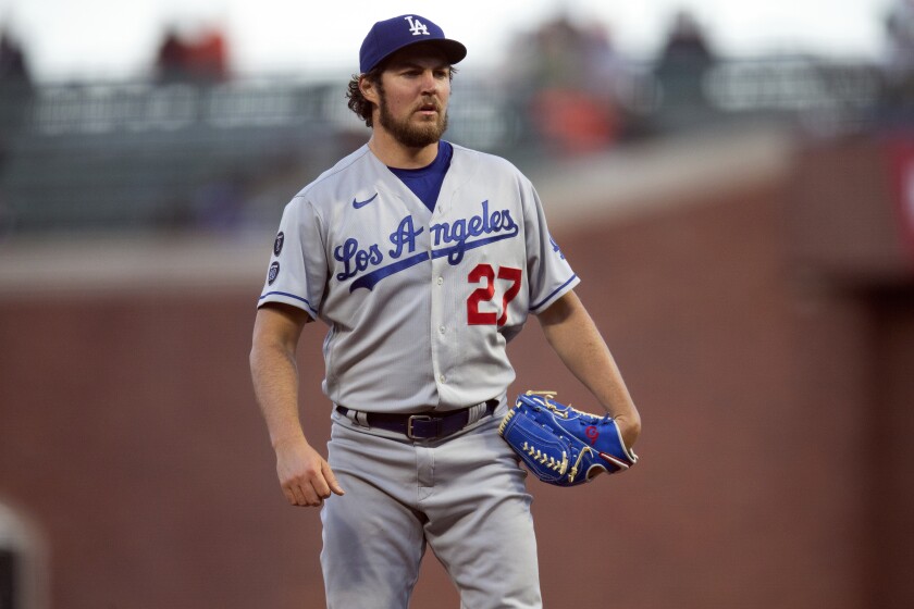 images Trevor Bauer Woman los angeles times