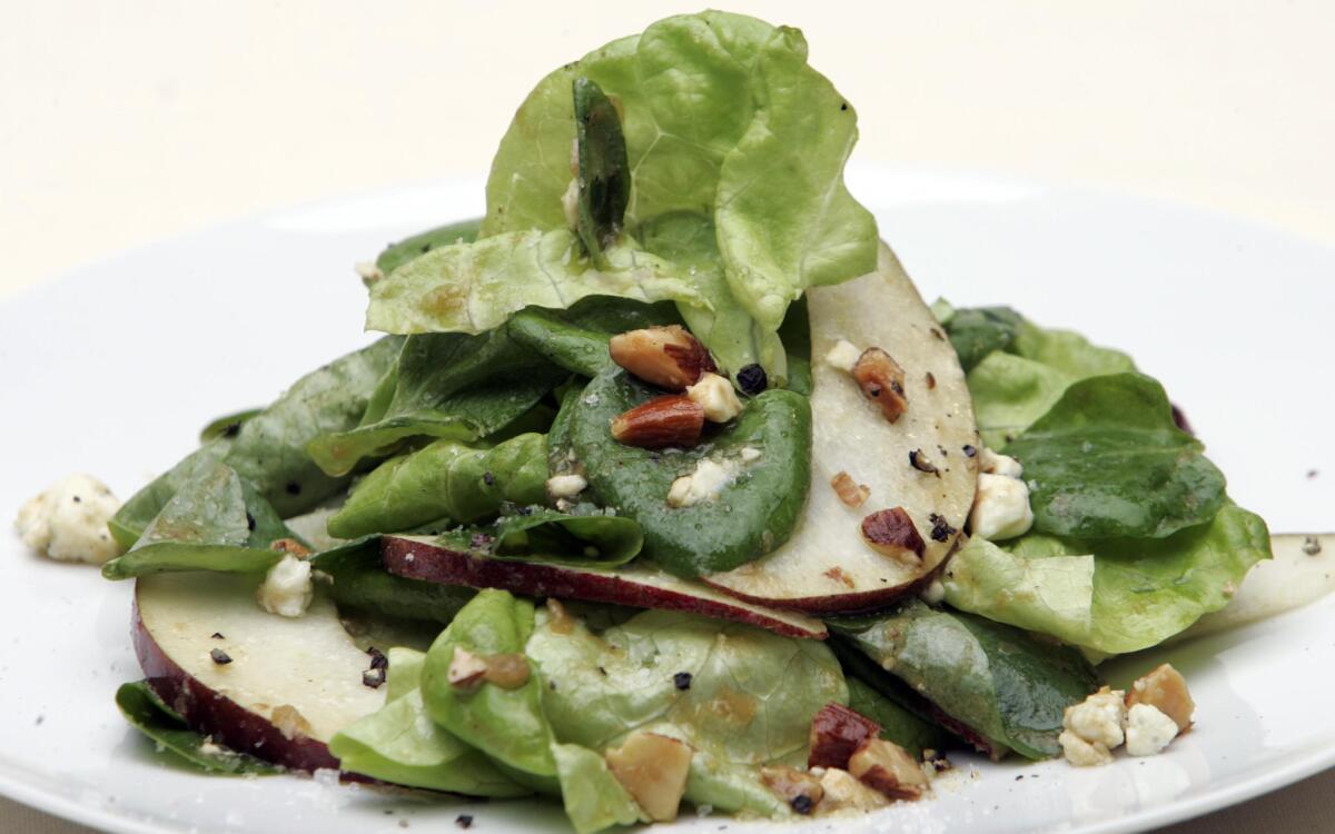 Butter lettuce salad with cipolline vinaigrette