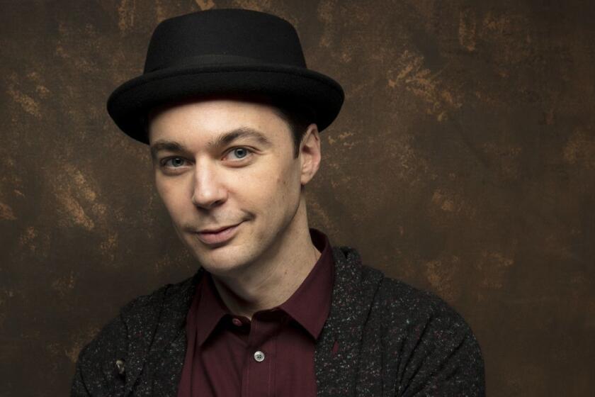 PARK CITY,UTAH --SUNDAY, JANUARY 21, 2018-- Actor Jim Parsons, from the film, "A Kid Like Jake," photographed in the L.A. Times Studio at Chase Sapphire on Main, during the Sundance Film Festival in Park City, Utah, Jan. 21, 2018. (Jay L. Clendenin / Los Angeles Times)