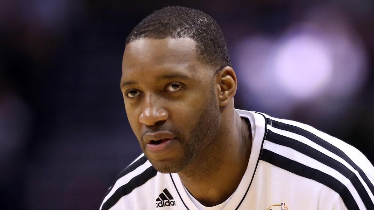 Former NBA player Tracy McGrady, 35, was a seven-time All-Star with the Orlando Magic and Houston Rockets.