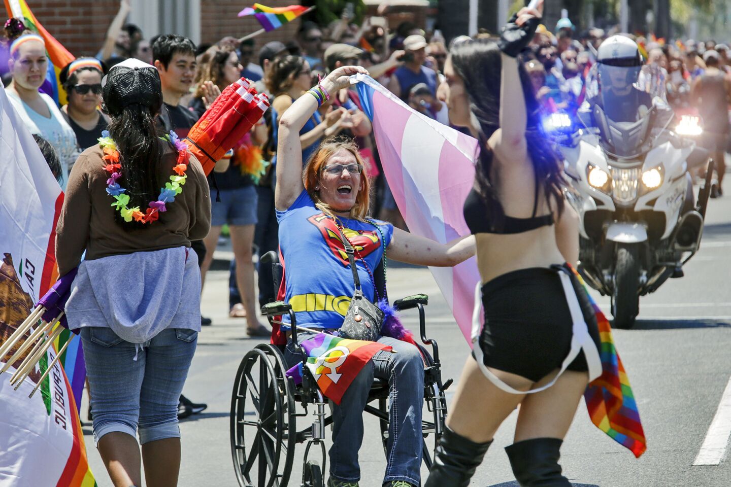 Post Orlando, . gay parade draws huge support and shares message of  unity - Los Angeles Times