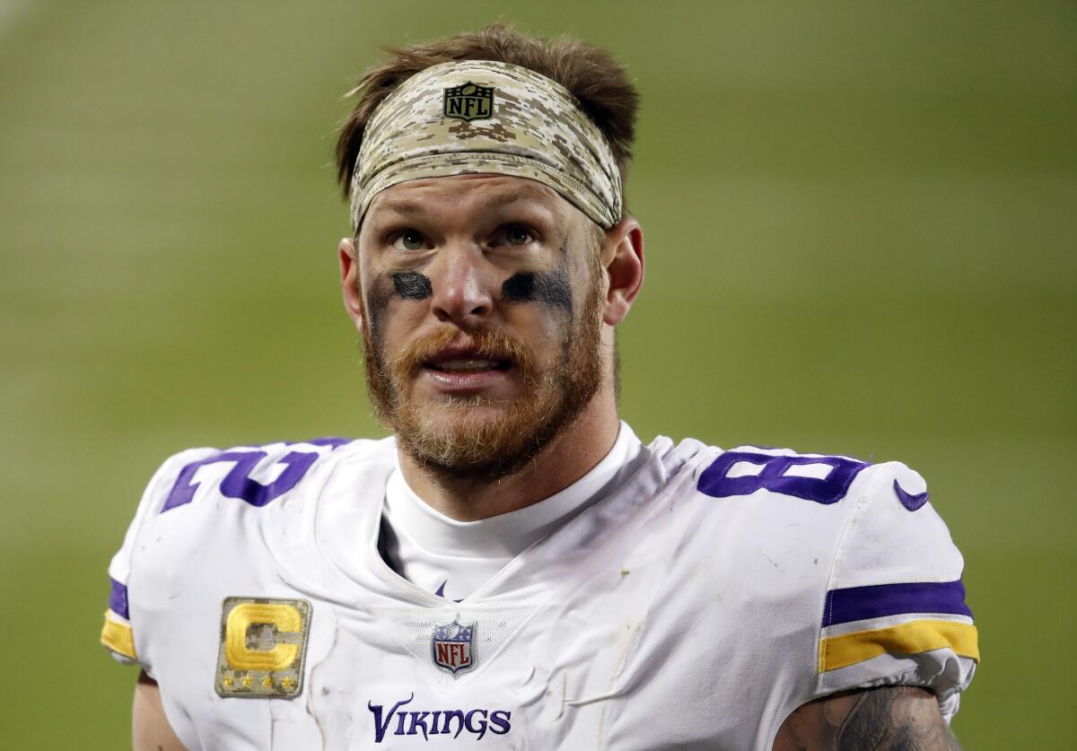 Ex-Vikings tight end Kyle Rudolph confirms retirement after 12-year NFL  career - The San Diego Union-Tribune