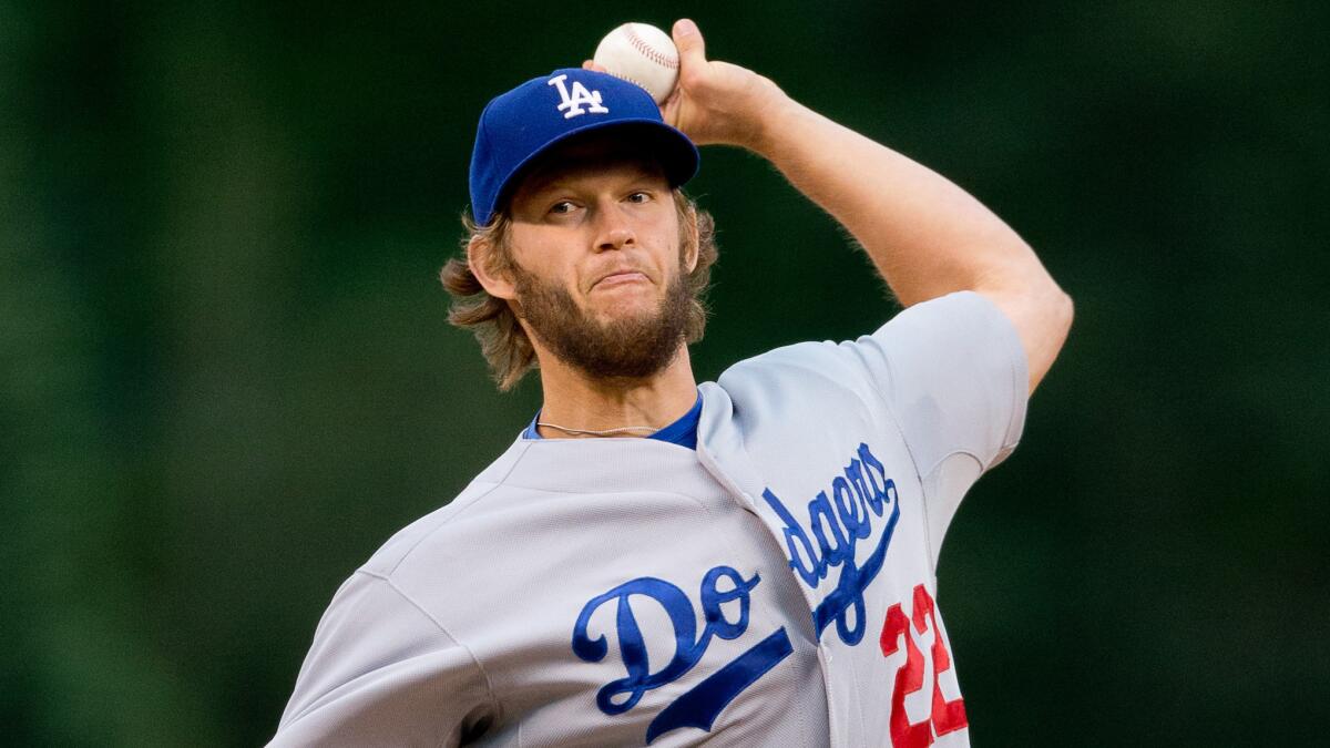 Dodgers starting pitcher Clayton Kershaw could be on his way to winning his third National League Cy Young Award.