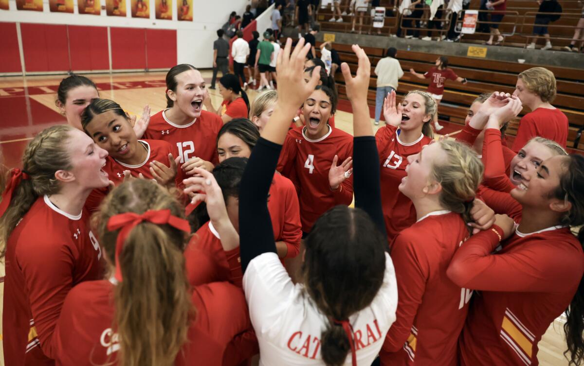 HIGH SCHOOL GIRLS VOLLEYBALL RANKINGS Cathedral Catholic stays on top