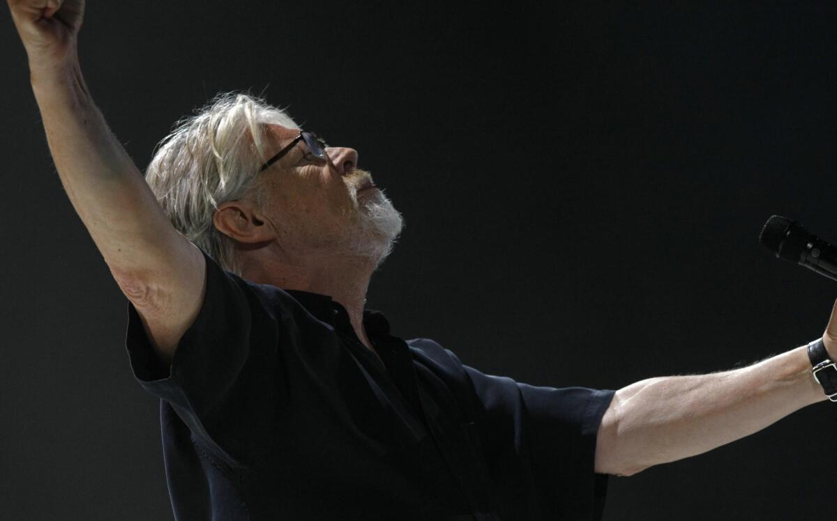 Rocker Bob Seger performs at a concert in San Diego in 2015. Seger announced Tuesday the postponement of 19 concert dates due to an unspecified medical concern.