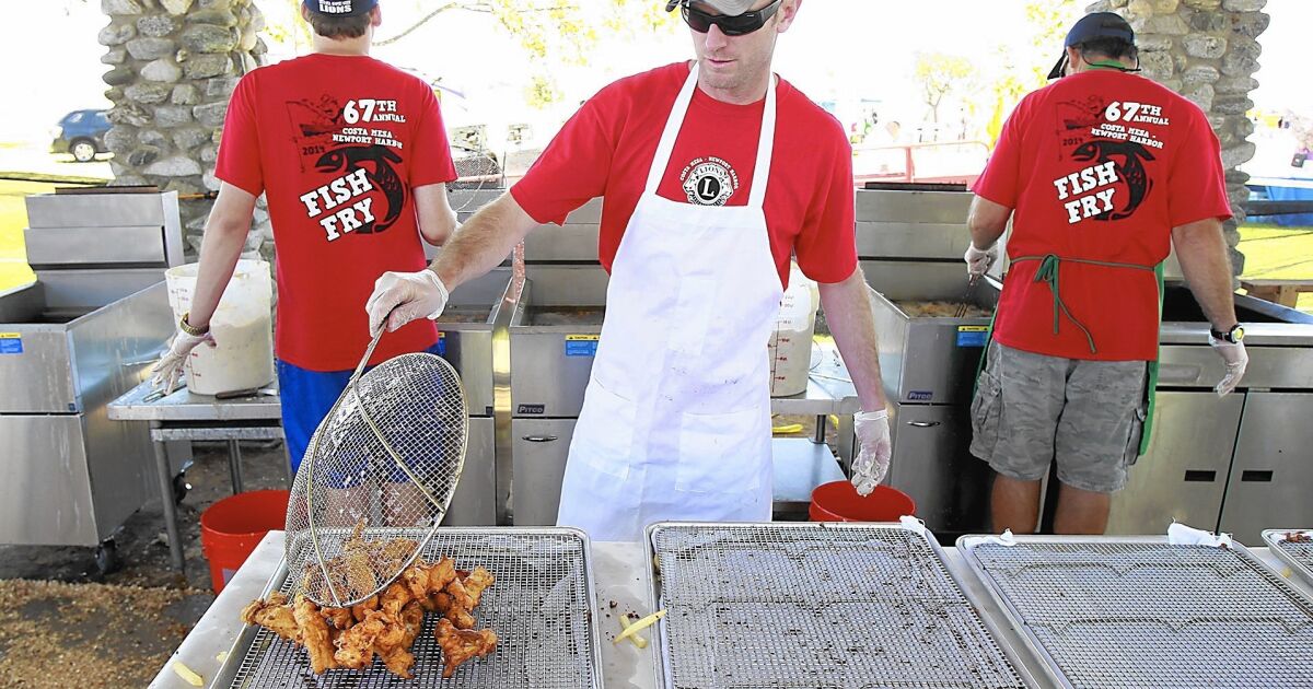 Costa Mesa fish fry will cook up start to summer Los Angeles Times