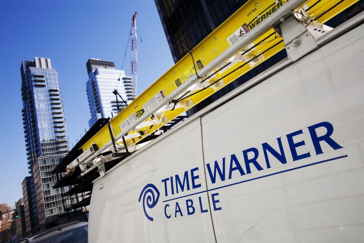 A Time Warner Cable truck in 2009 in New York.