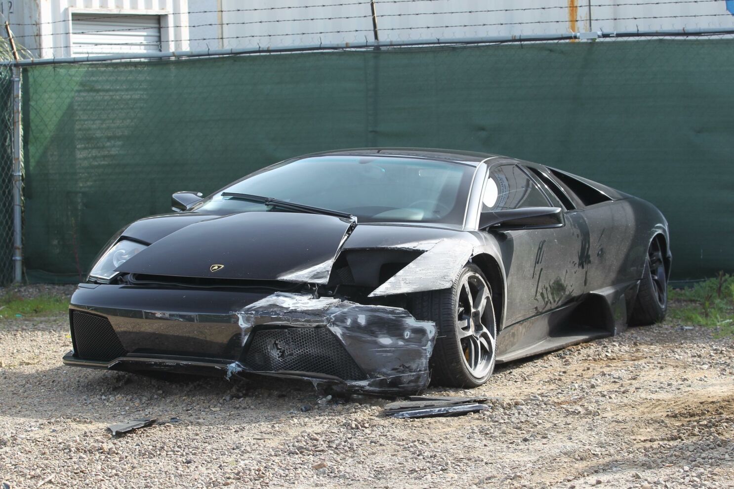 Crashed Lamborghini still not claimed - The San Diego Union-Tribune