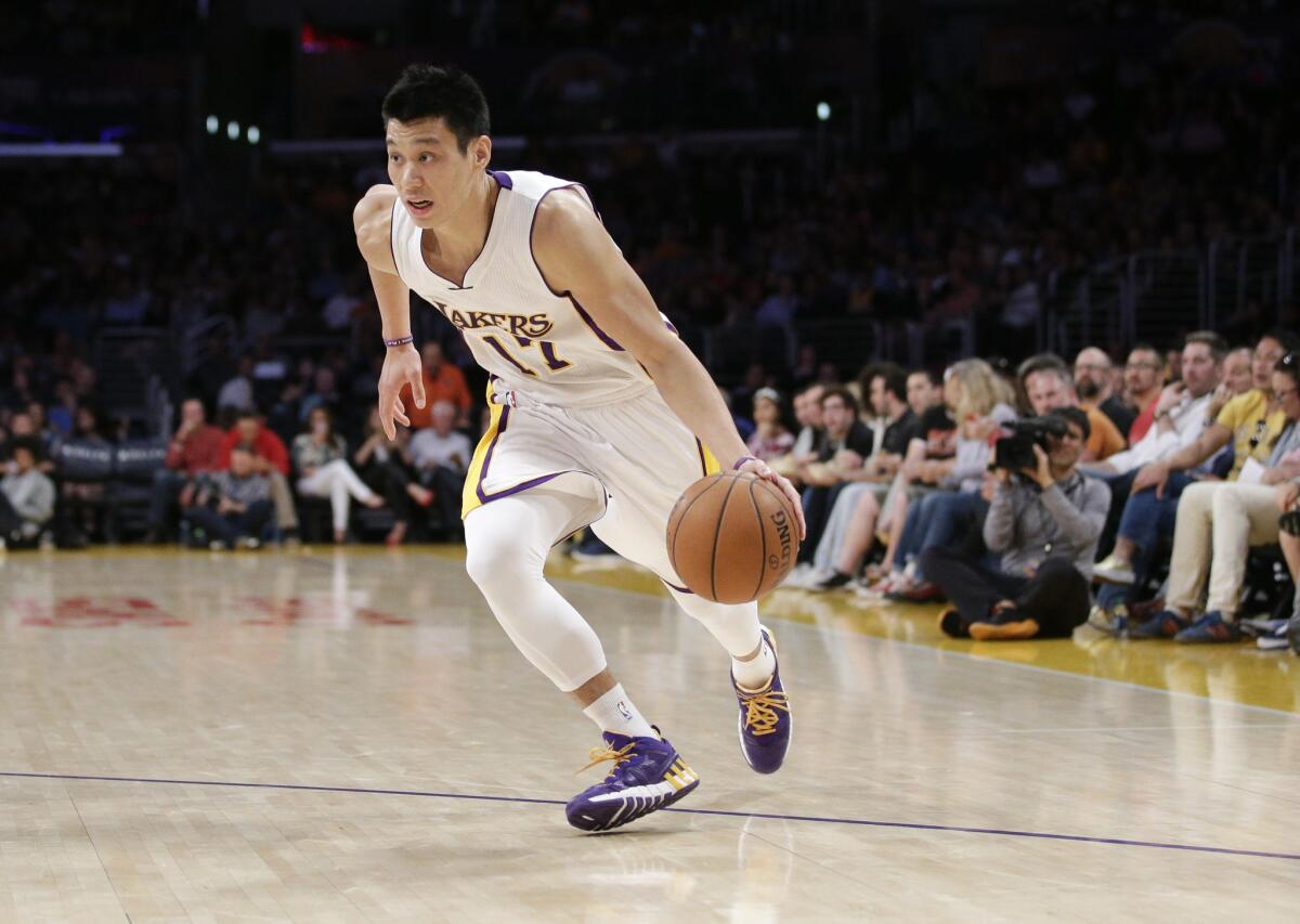 Lakers point guard Jeremy Lin had his best game of the season against the 76ers on Sunday and earned a starting role going forward.