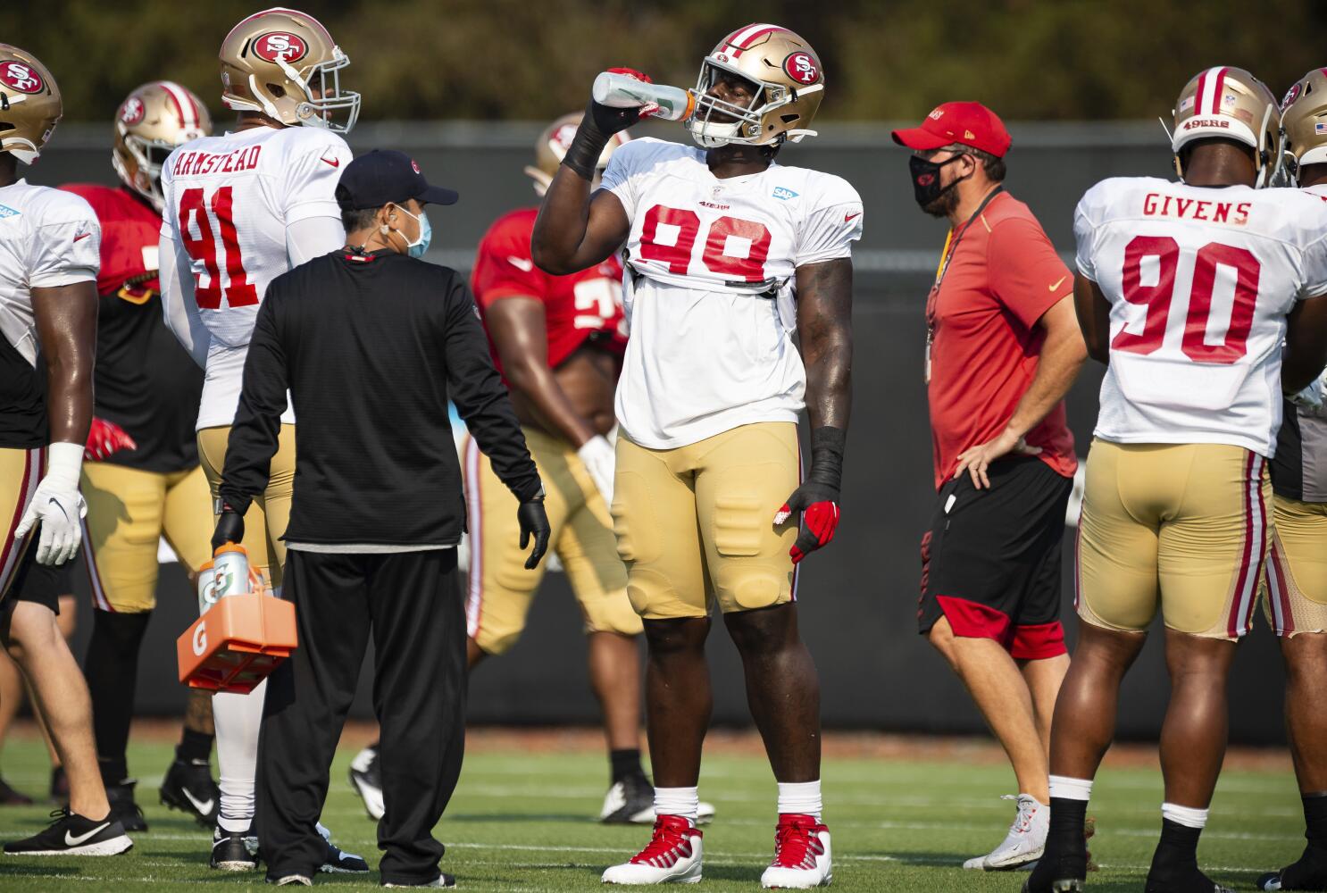 Rookie DT Javon Kinlaw has big shoes to fill for 49ers - The San Diego  Union-Tribune
