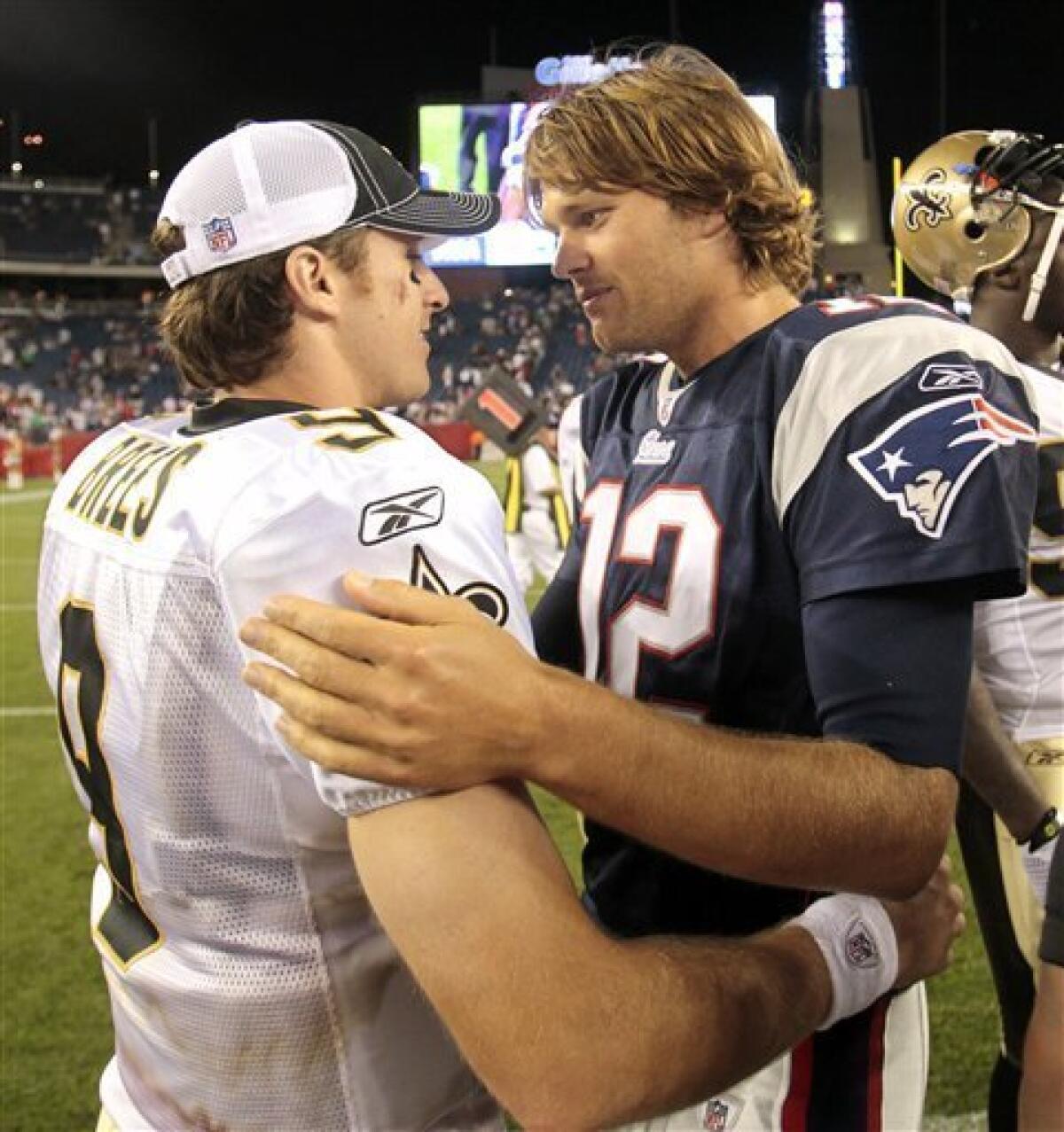 Brady leaving New England, Brees staying put in New Orleans