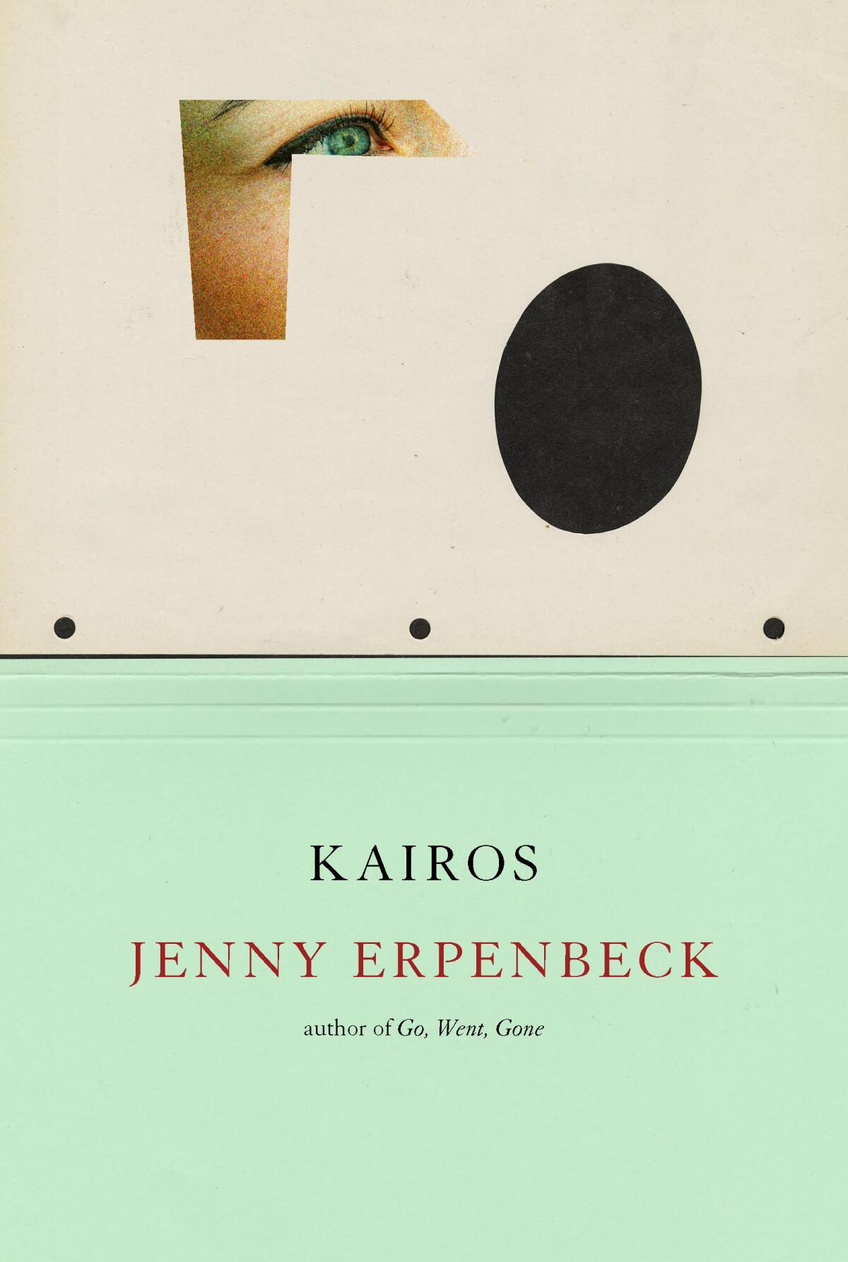 The book cover of 'Kairos' by Jenny Erpenbeck