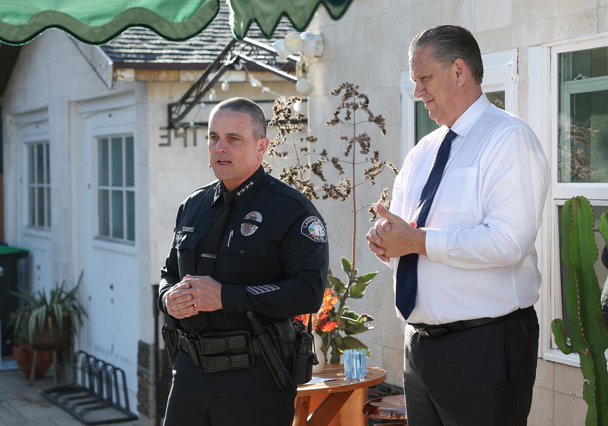 Jeff Calvert State and local officials talk public safety in Laguna Beach - Los ...