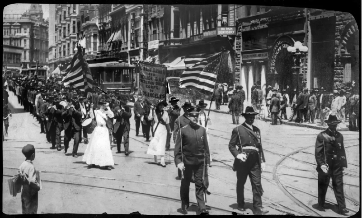 May 30, 1912: About 700 Civil War veterans marched in a Memorial Day parade in Los Angeles.