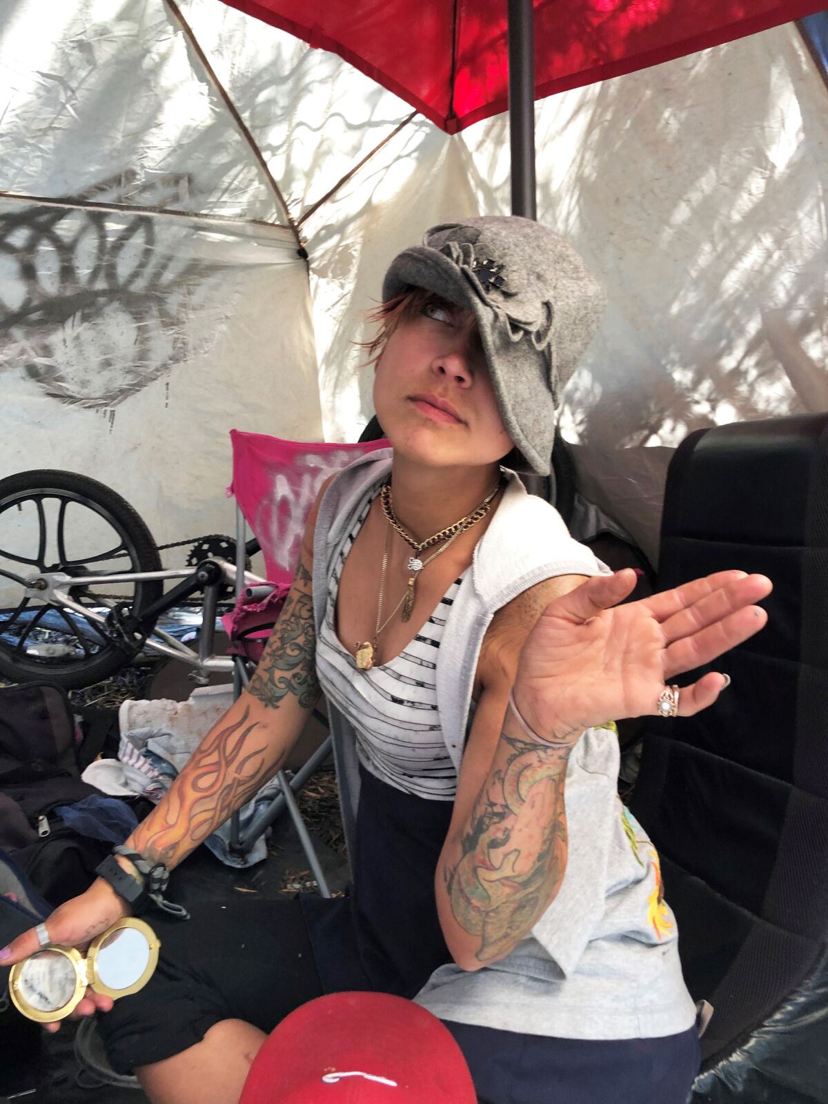 Despite her struggles with addiction and life on the street, Shyloh Nelson kept her sense of whimsy and creative spirit.