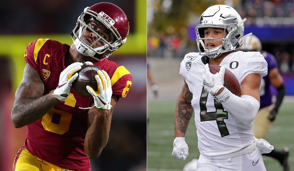 Usc Vs Oregon Offers Rare On Field Battle For Pittman Brothers