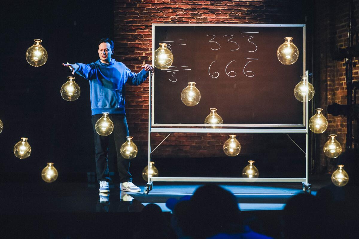 Michael Cruz Kayne onstage.