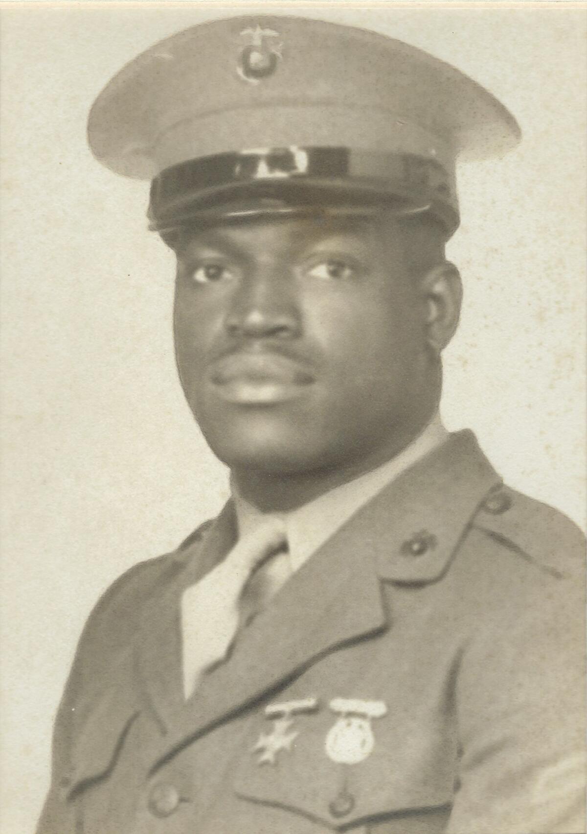 Sgt. Charles J. Shaw II in UCSM uniform circa 1950.