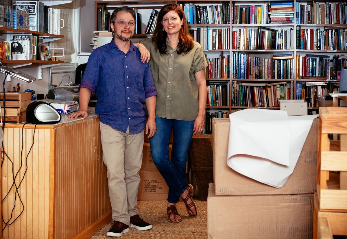 Lance and April Ledbetter, owners of Dust-to-Digital