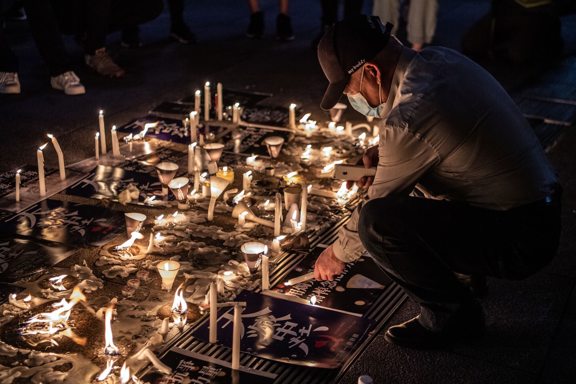 Vigil in Hong Kong honors victims of the 1989 Tiananmen Square massacre.