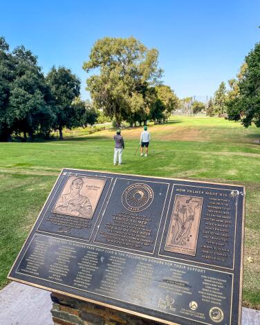 A view of the Rancho Park public gold course.