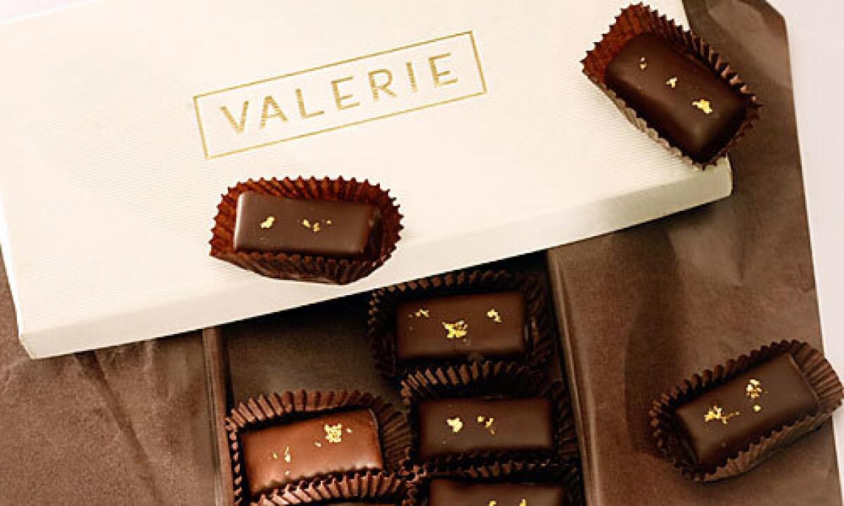 LOCAL FARE: Chocolates by L.A.-based Valerie Confections.