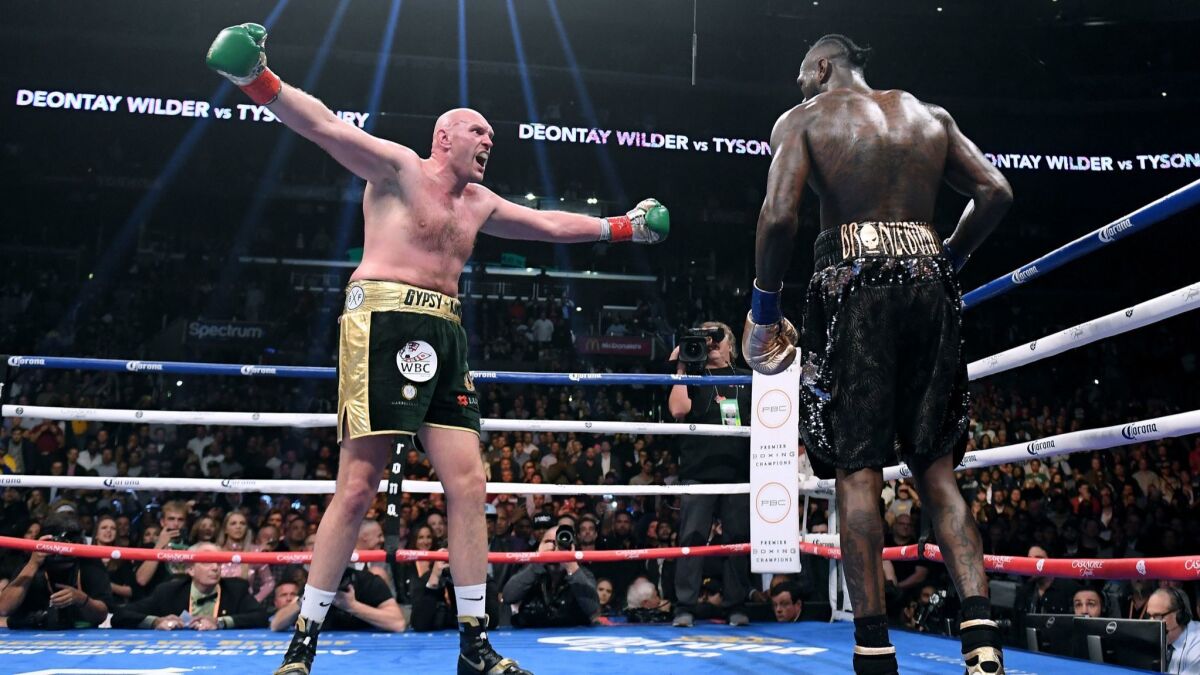 Wilder-Fury 2 could the division - Los Angeles Times