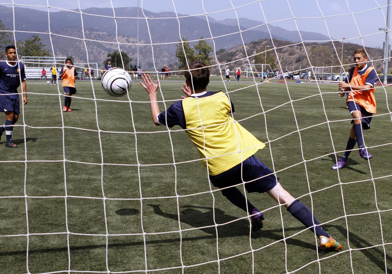 Photo Gallery: FC Barcelona soccer camp at Glendale Sports Complex