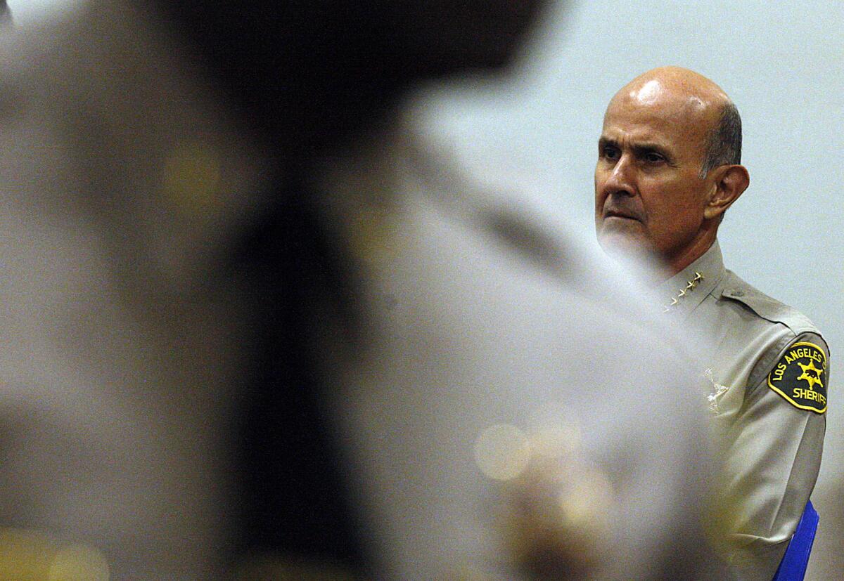 Sheriff Lee Baca did not know about his nephew's past brushes with the law, his spokesman said.