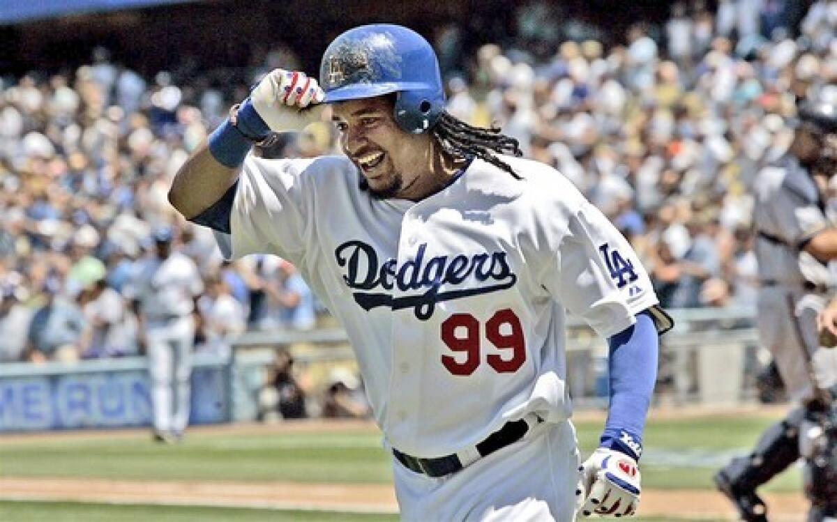 Manny Ramirez ignited the Dodgers' lineup in 2008.