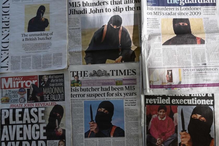 British intelligence services faced questions Friday about how the Islamic State militant known to the world as "Jihadi John" slipped through their grasp.