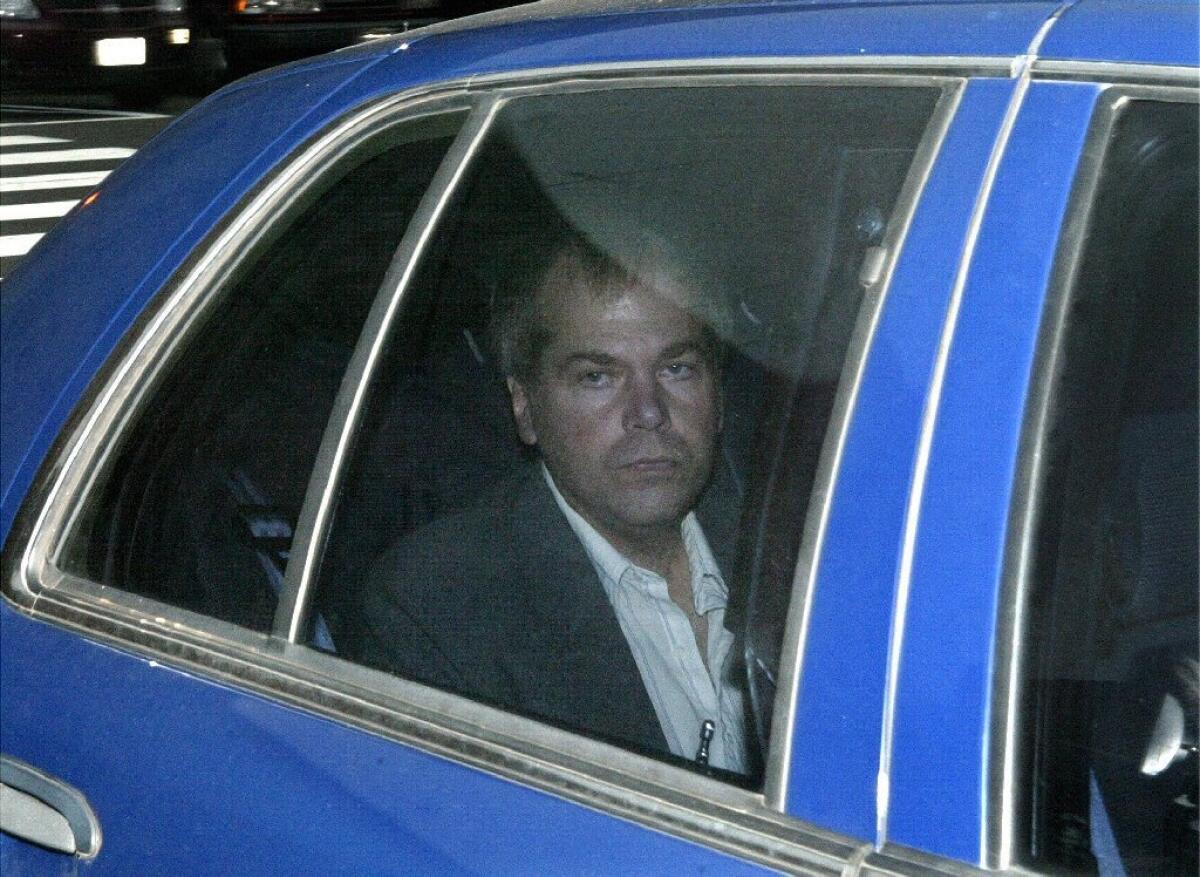 John W. Hinckley Jr., shown here in 2003, won't be charged with murdering James Brady.