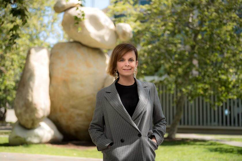 Jessica Berlanga Taylor is the new director of the Stuart Collection of public art at UC San Diego in La Jolla. 