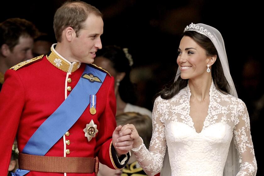Prince William and his wife Kate, Duchess of Cambridge
