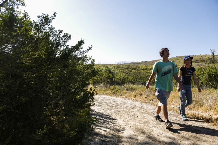 Upper Las Virgenes Canyon Open Space Preserve nestles against housing developments of the West Valley. A hiker or biker could spend an entire weekend exploring hundreds of acres.