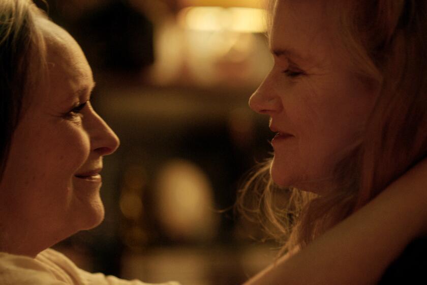 Martine Chevallier, left, and Barbara Sukowa in the movie "Two of Us."