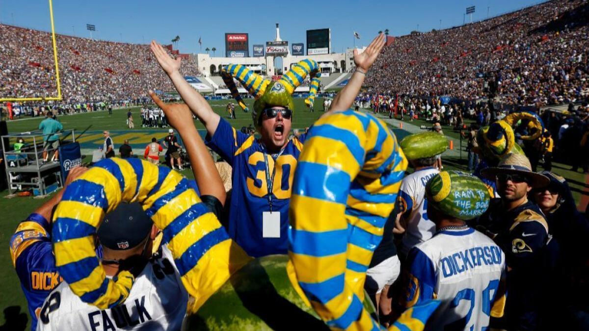 Rams Single Game Tickets  Los Angeles Rams 