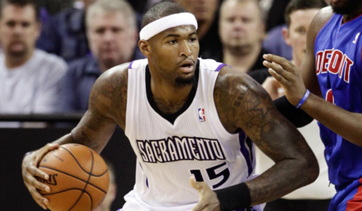 Kings center DeMarcus Cousins is averaging 16.6 points and 9.5 rebounds.