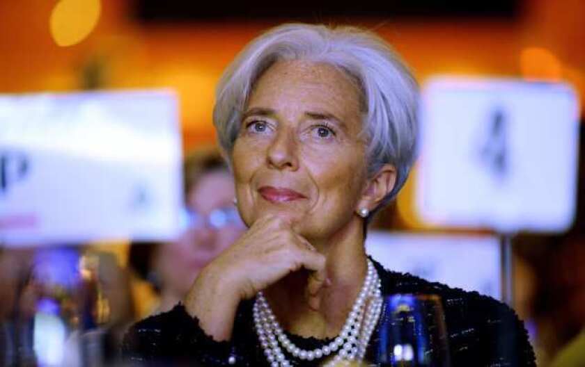 IMF head Christine Lagarde said Tuesday that the U.S. must play a critical role in global economic recovery