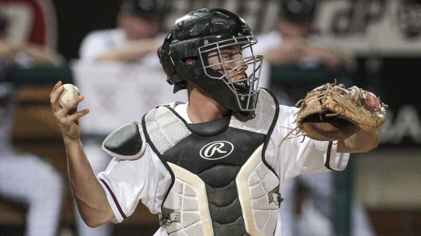 Torrey Pines graduate Garrett Stubbs is hitting .328 with a pair of homers, 12 doubles, five triples, five steals and 20 RBIs for Fresno in the Astros system.