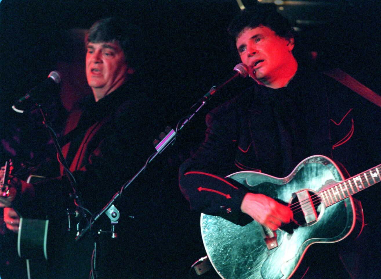 Phil, left,and Don Everly performing at the Coach House in San Juan Capistrano in 1999.