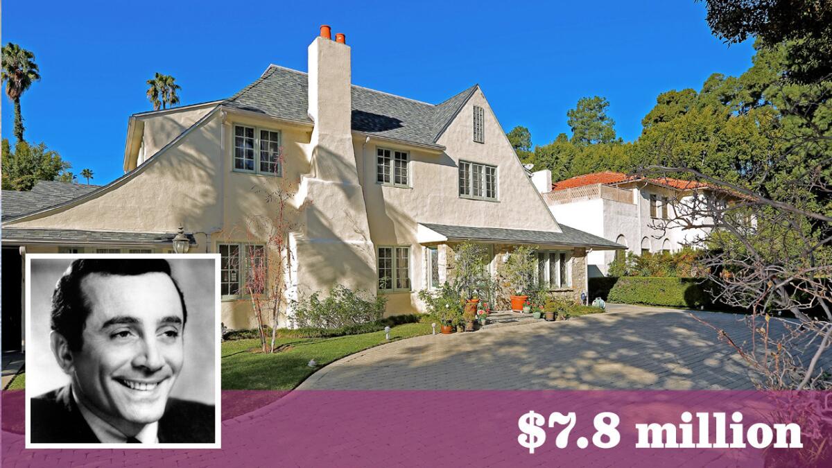 The longtime Beverly Hills home of late actor-singer Al Martino has sold for $7.8 million.