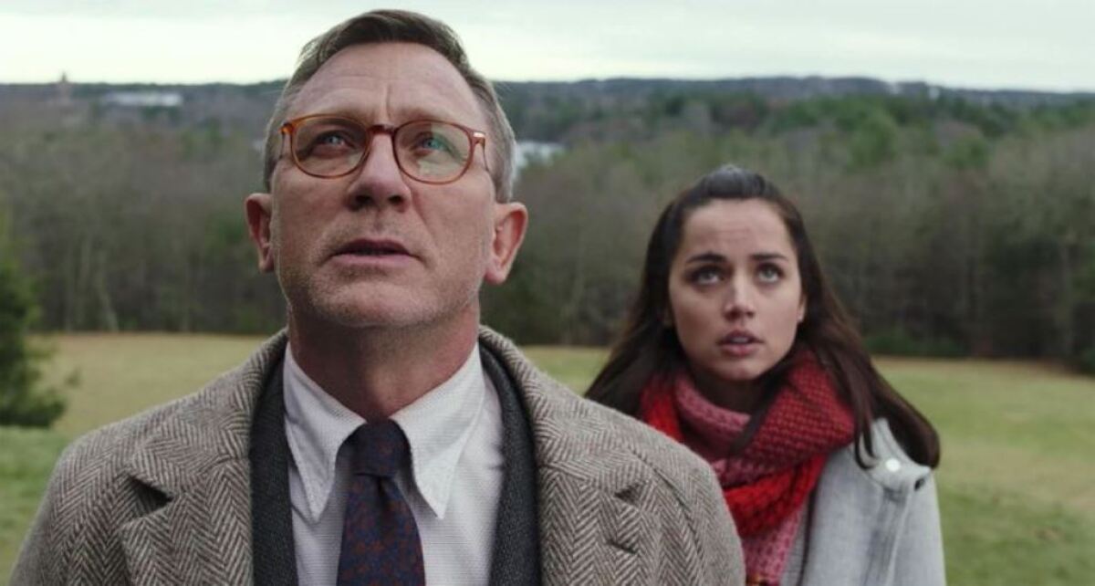 Daniel Craig and Ana de Armas in "Knives Out."