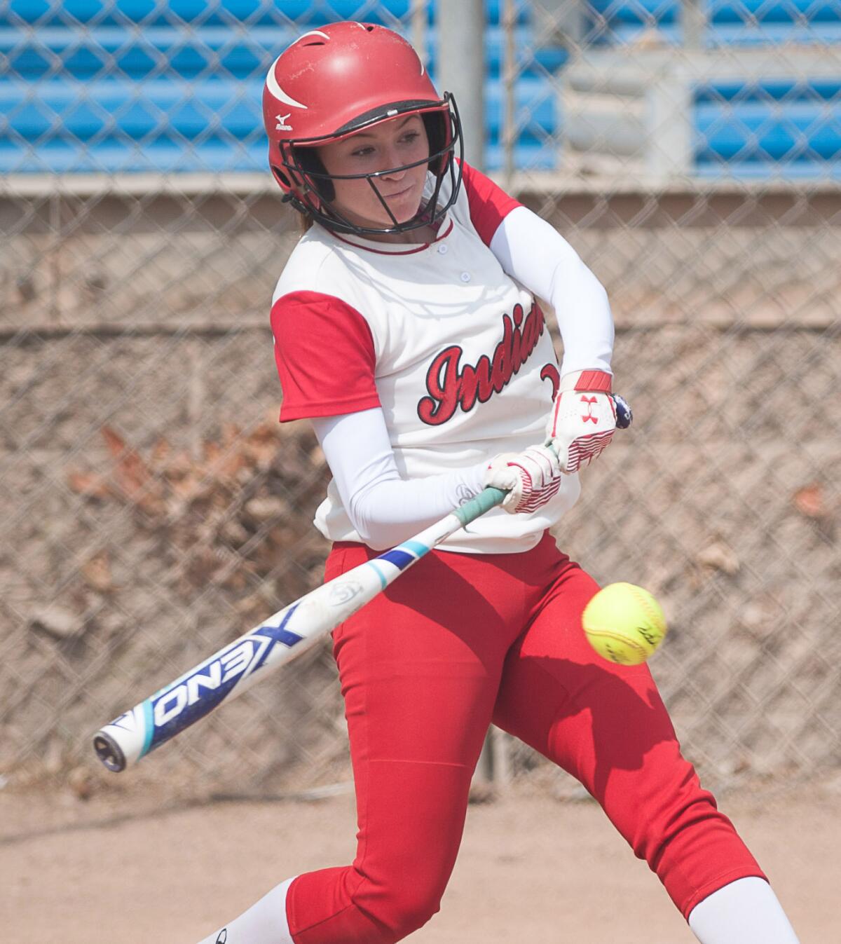 Memoria Munoz is a key returner this season for the Burroughs High softball team.