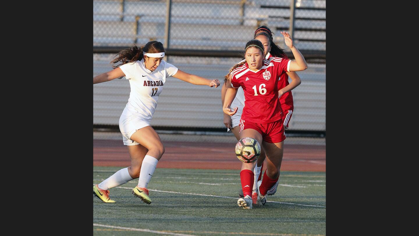 Photo Gallery: Burroughs vs. Arcadia girls' soccer